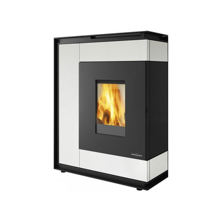 ORANIER | Boreas | Stahl Schwarz | Seidenweiß | 8 kW | A+