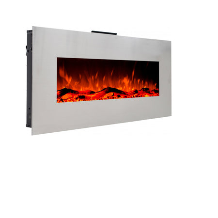 Aflamo Elektrokamin Albion 42, silber | klimaworld.com