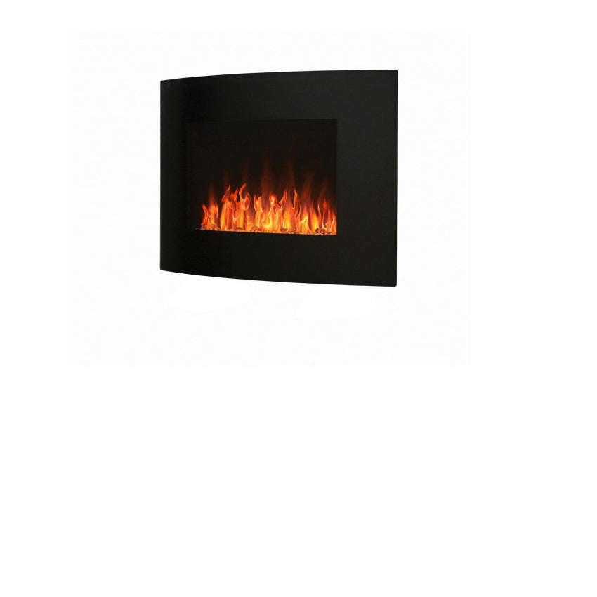 Aflamo Elektrokamin Malibu 26, schwarz, seitlich | klimaworld.com