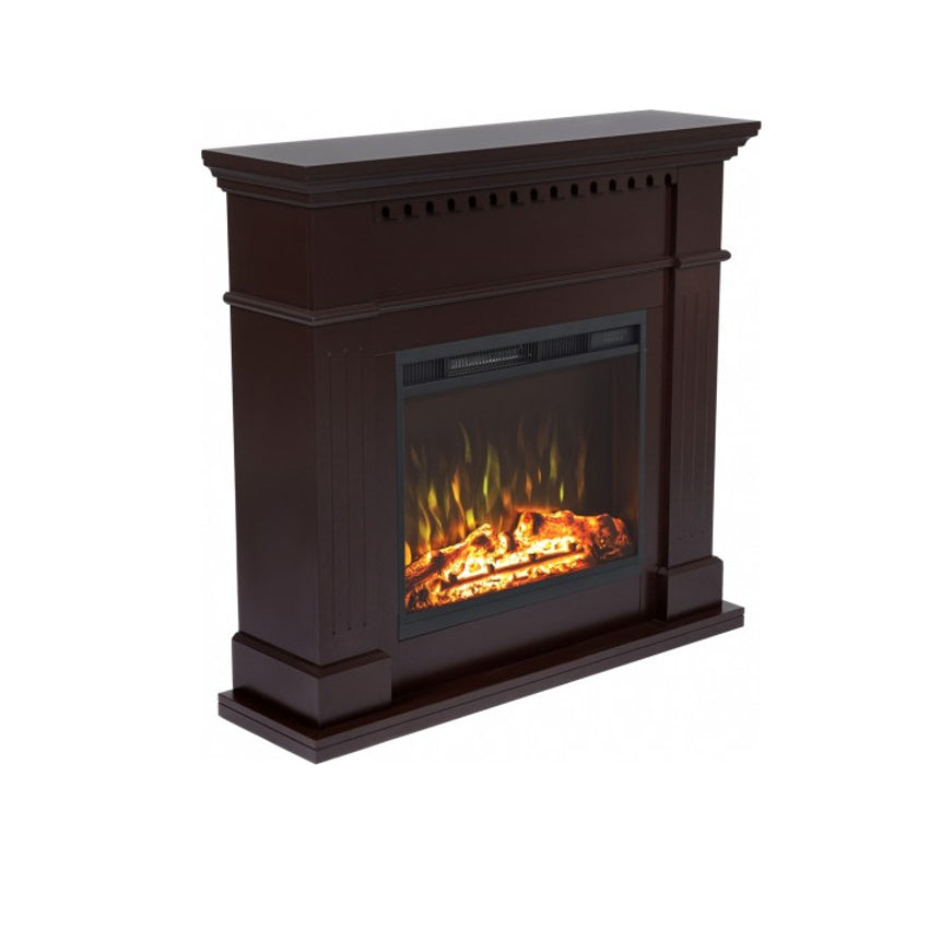 Aflamo LED Standkamin Vilano Walnuss mit Einsatz LED 60 Classic