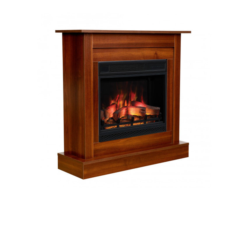 Aflamo LED Standkamin Vigo Classic eiche 3D