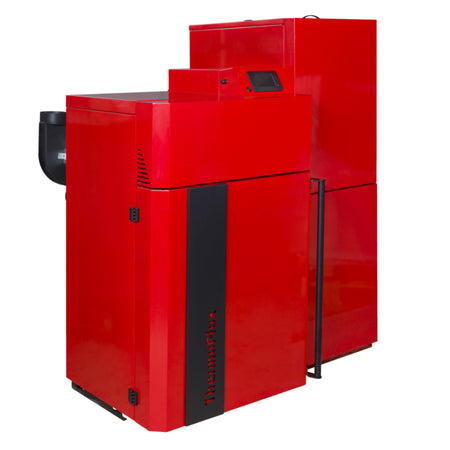 Thermoflux Pelletkessel Pellflux Lambda seitlich | Klimaworld.com