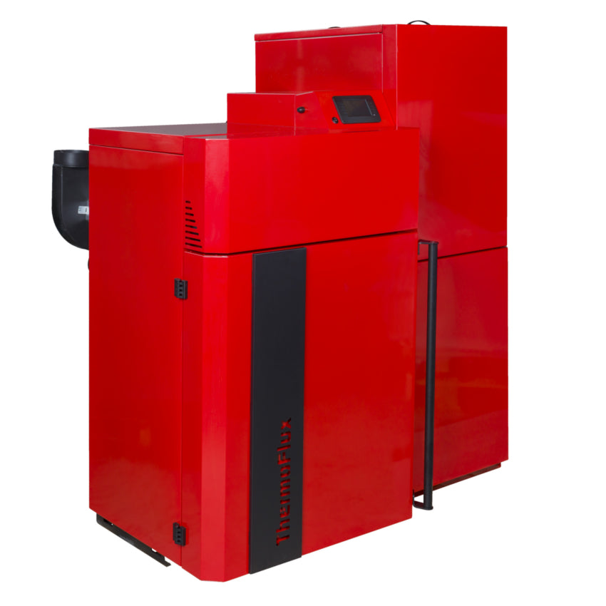 Thermoflux Pelletkessel Pellflux Lambda seitlich | Klimaworld.com