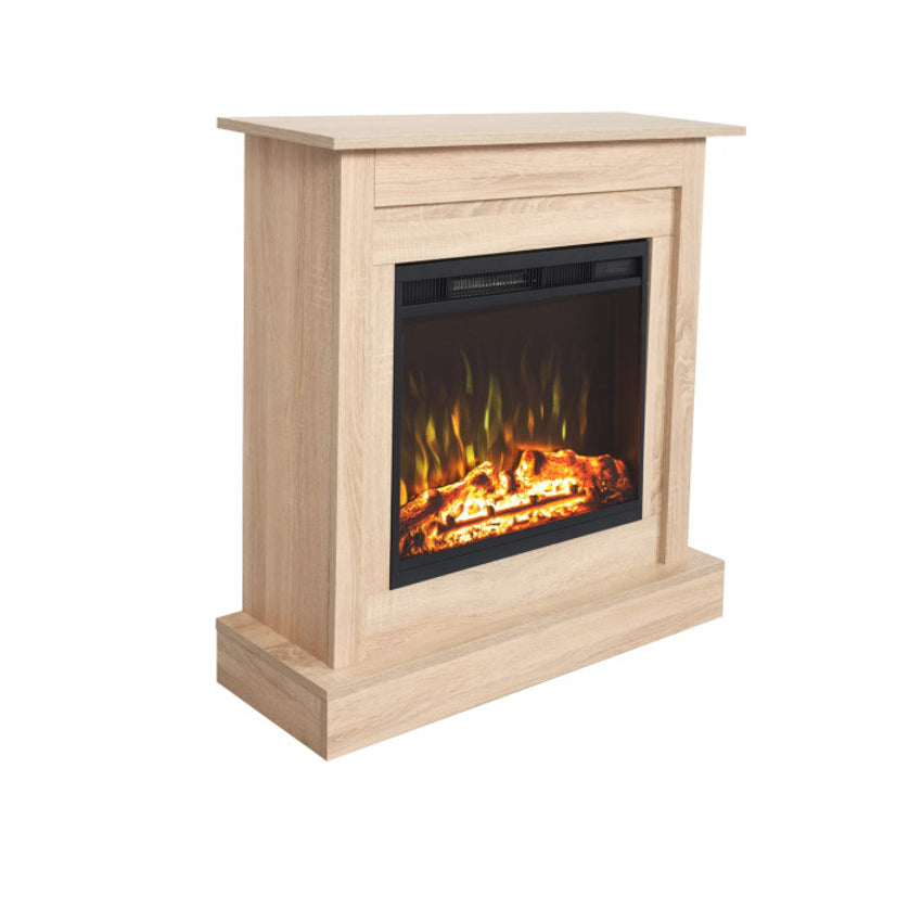 Aflamo LED Standkamin Vigo Classic Sonoma