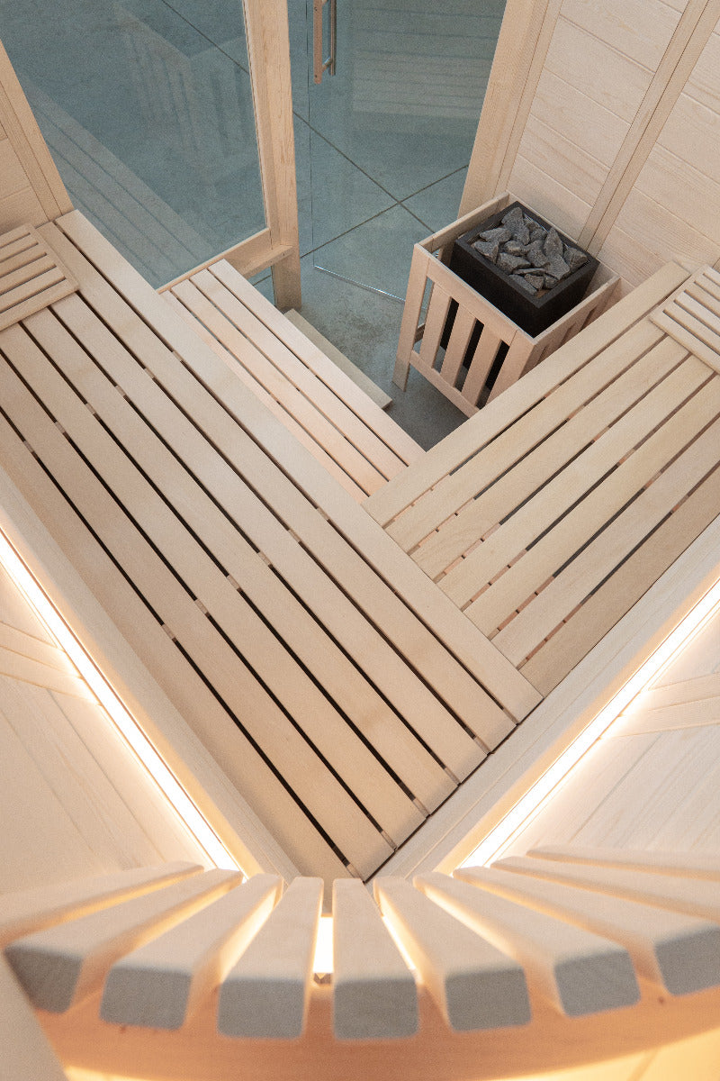 Sentiotec LED-Set für Saunakabine Alaska Corner | LED-AL-C
