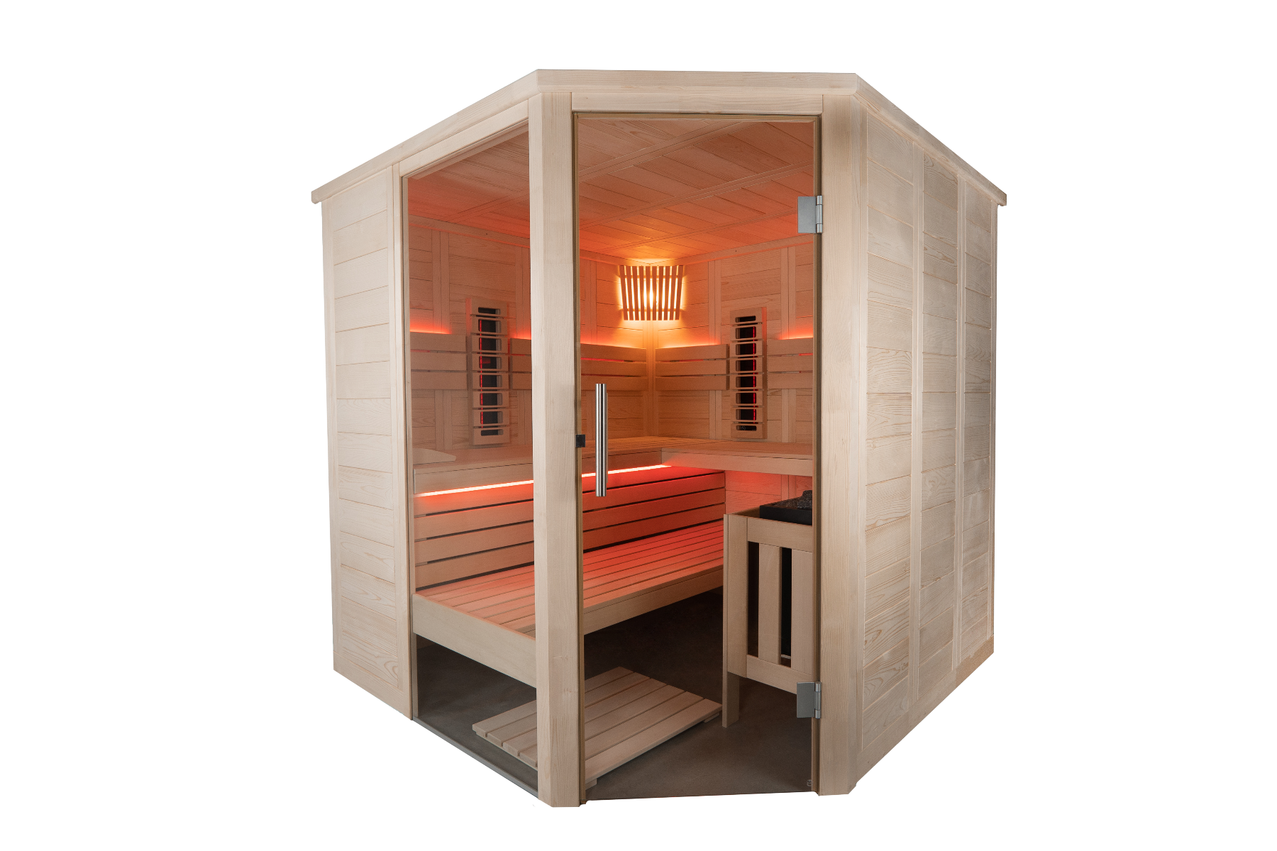 Sentiotec LED-Set (Beleuchtung) für Alaska Corner Infra+ | klimaworld.com