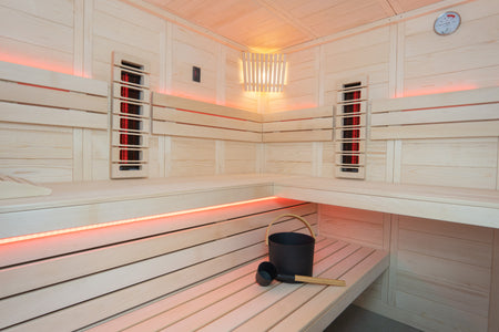 Sentiotec Saunakabine Artkis Infra+ Innenraum | klimaworld.com