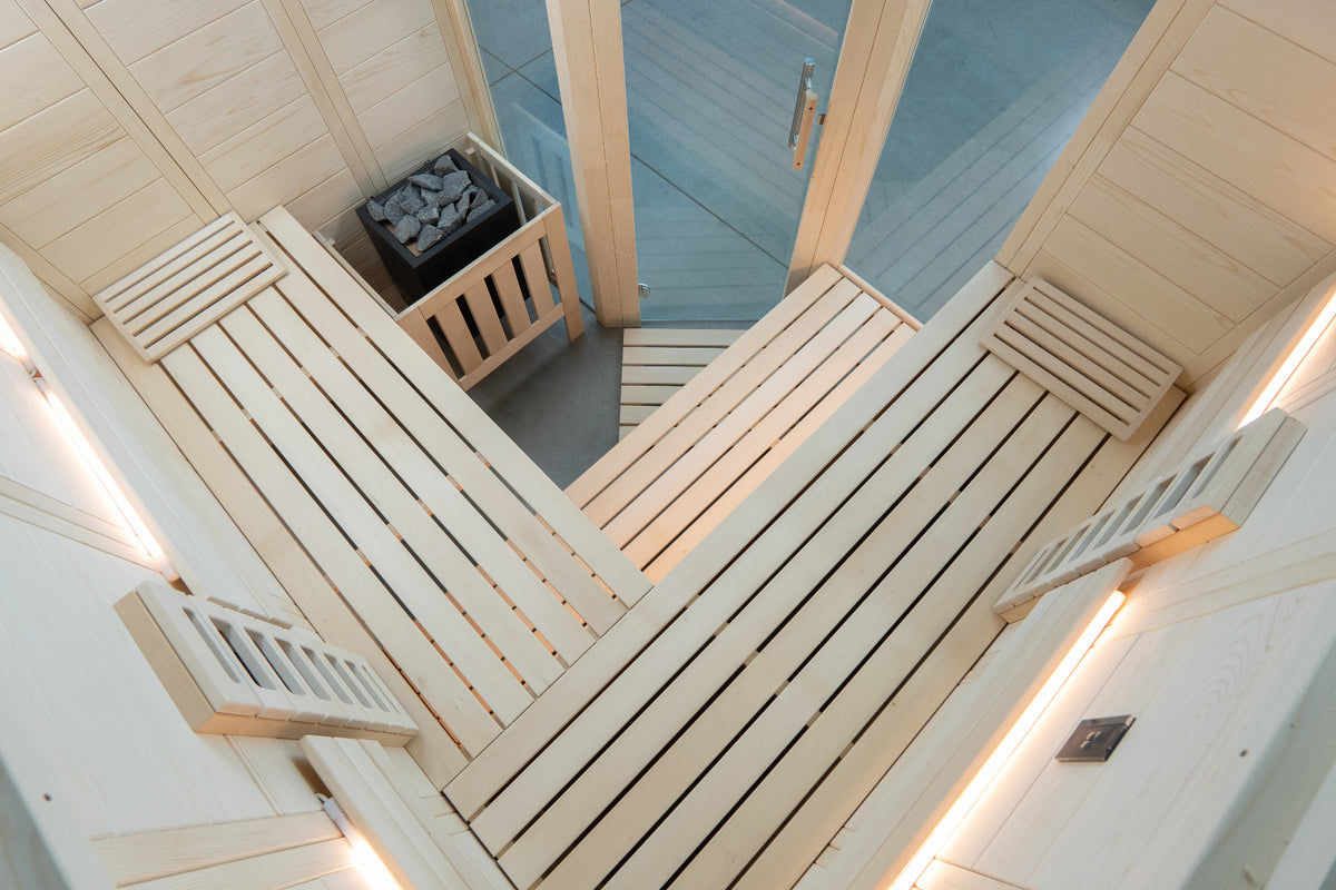 Sentiotec Saunakabine Artkis Infra+ Innenraum | klimaworld.com