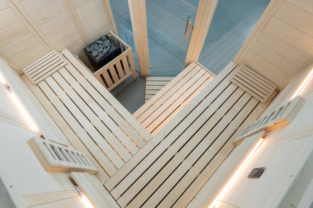 Sentiotec Saunakabine Artkis Infra+ Innenraum | klimaworld.com