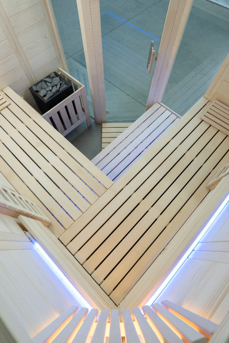 Sentiotec Saunakabine Artkis Infra+ Innenraum | klimaworld.com