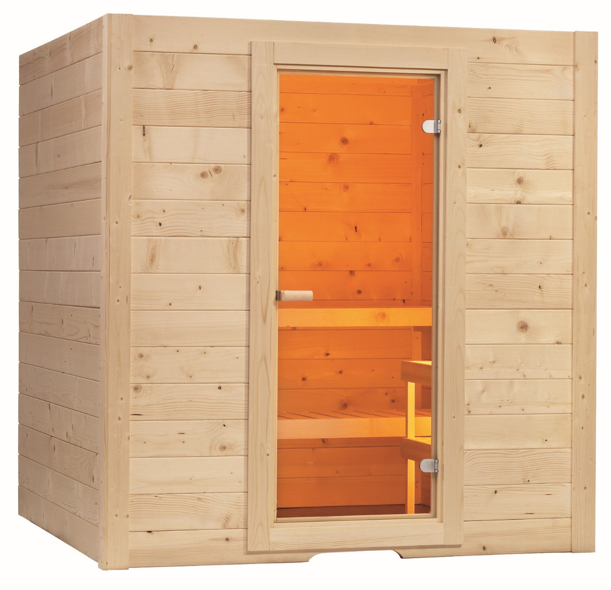 Sentiotec Sauna Set Basic Medium mit Saunaofen Viking Combi und Steuerung K3-Next | klimaworld.com