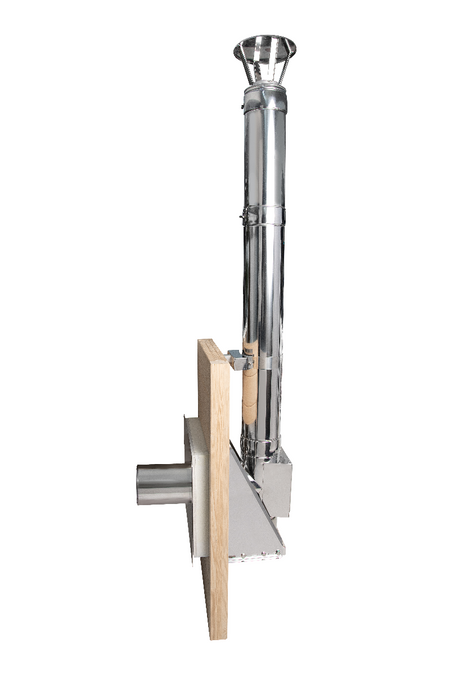 Sentiotec Schornstein Set Wanddurchführung | klimaworld.com