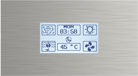 Sentiotec Touchbedienteil für Dampfgenerator