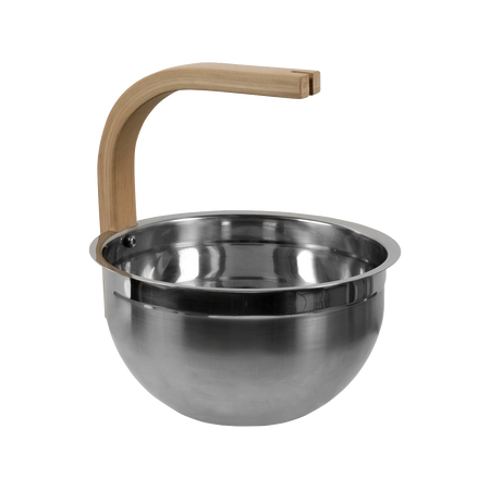 Sentiotec Edelstahleimer mit gebogenem Griff | klimaworld.com