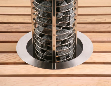 Sentiotec Edelstahlumrandung für den Tower Heater TH6