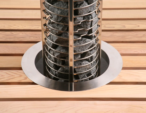 Sentiotec Edelstahlumrandung für den Tower Heater TH6