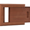 Sentiotec Entlüftungsschlitz | 620-D | eckig, Red Cedar
