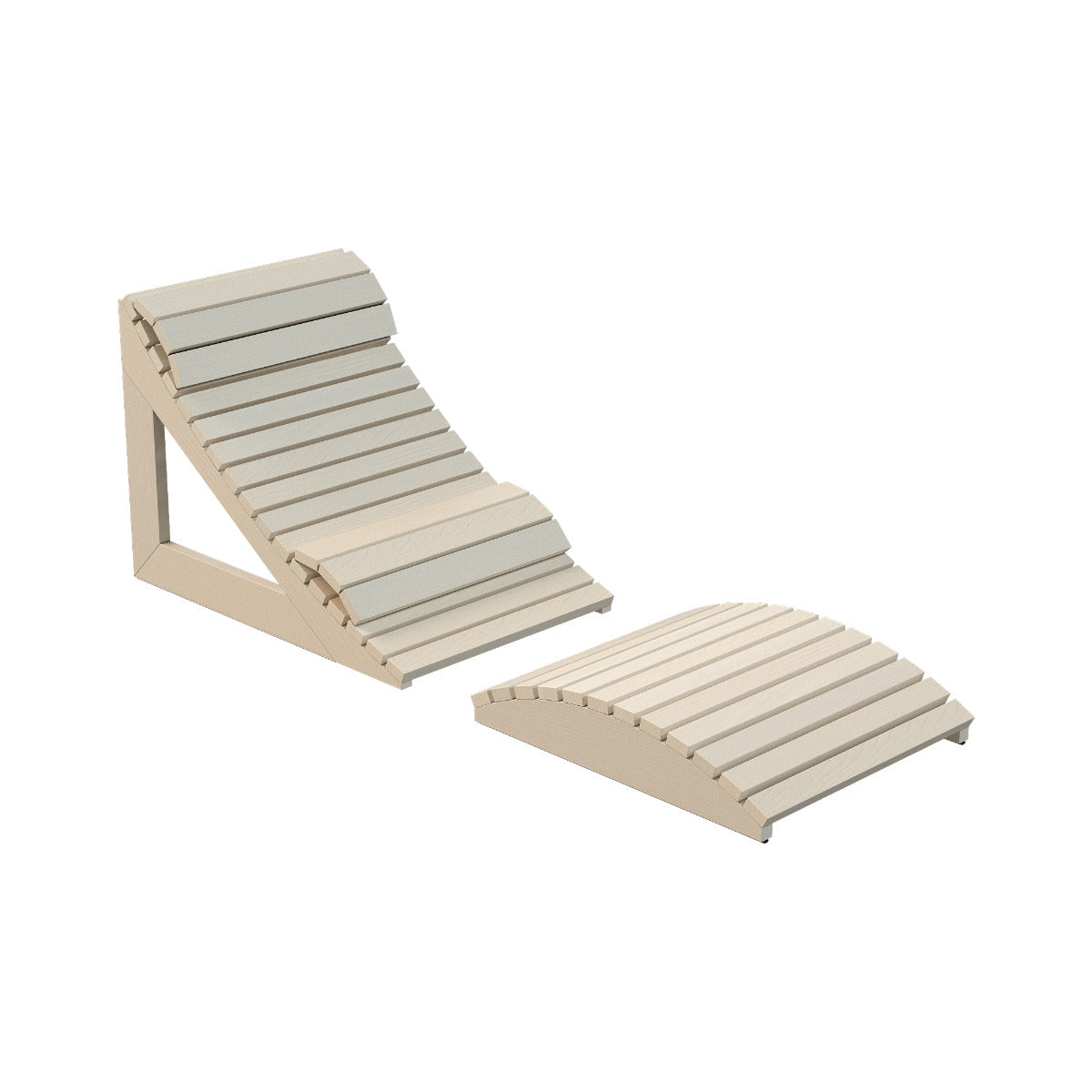 Sentiotec ergonimische Saunaliege Fibuflex