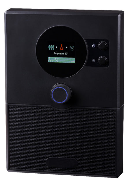Sentiotec Saunasteuerung Home.com4 Schwarz | klimaworld.com
