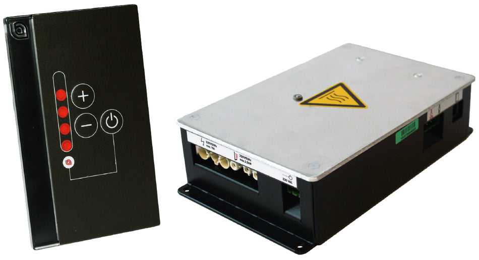 Sentiotec Infrabox Basic S, Bedienteil + Leistungsteil