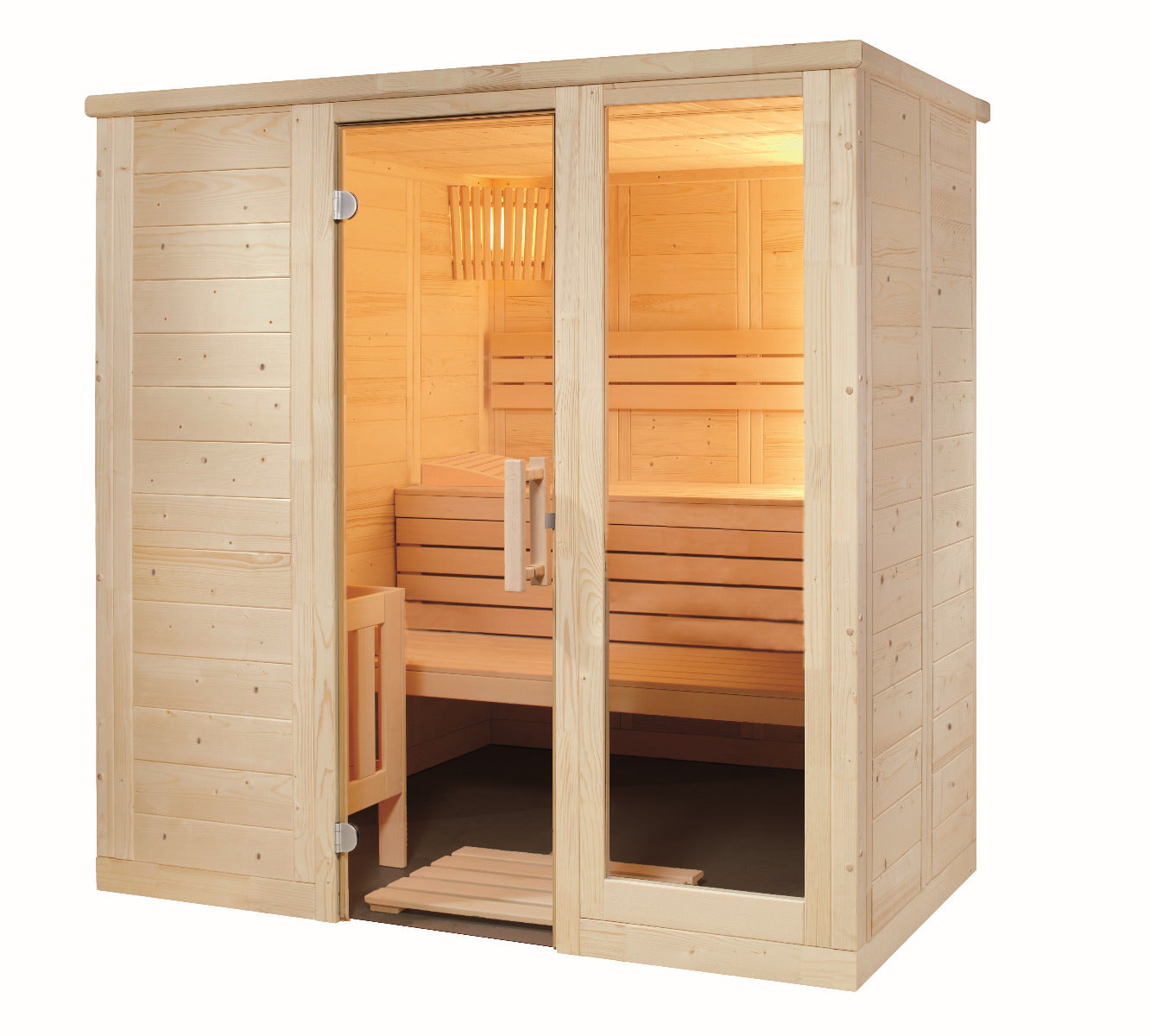 Sentiotec Sauna Set Komfort Small mit Scandia Next inkl. Steuerung | klimaworld.com