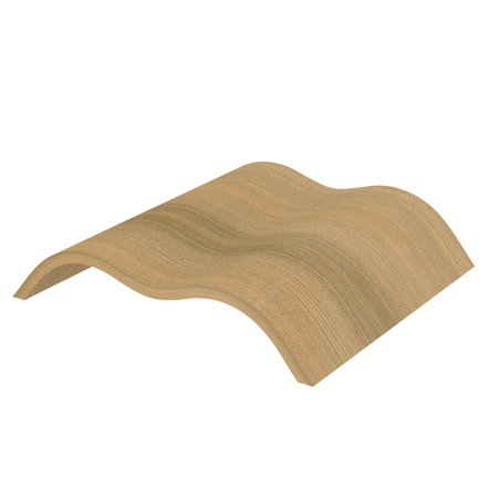 Sentiotec Kopfstütze Wave Red Cedar