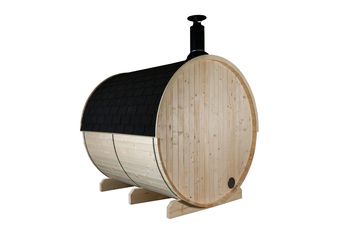 Sentiotec Sauna Set Kuusi 220 mit Saunaofen Cumulus und Steuerung Pro B2 | klimaworld.com