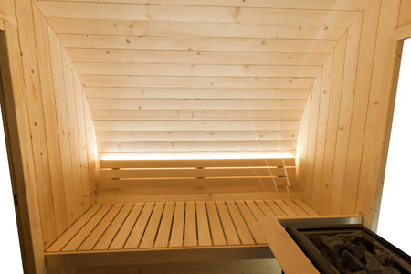 Sentiotec Fasssauna Kuusi 220 Ambiente | klimaworld.com