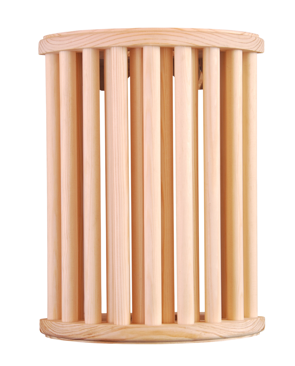 Sentiotec Abdeckung für Saunalicht, helles Holz