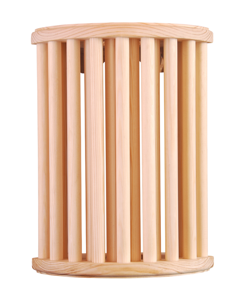 Sentiotec Abdeckung für Saunalicht, helles Holz