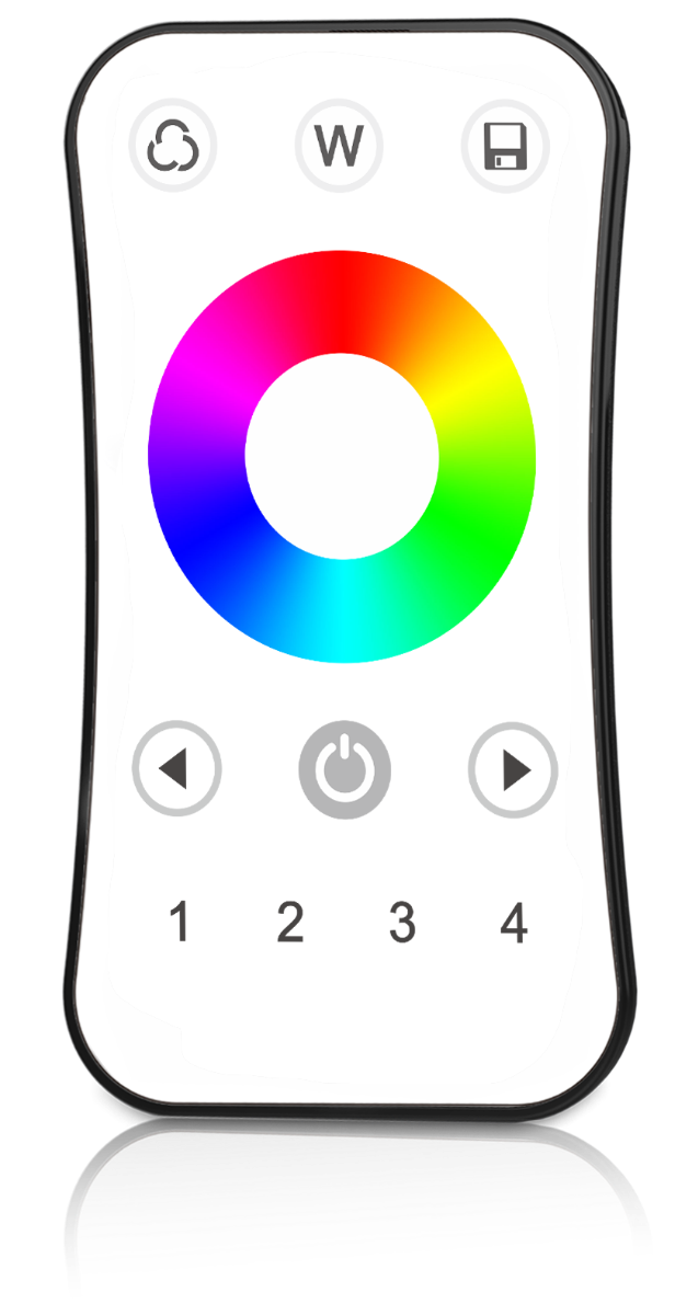 Sentiotec LED Fernbedienung mit 4 Zonen