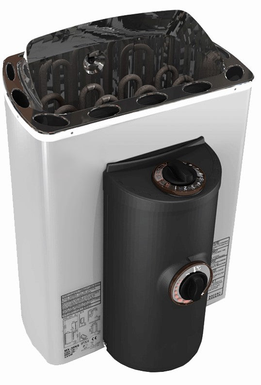 Sentiotec Sauna Set Wellfun Mini mit Saunaofen Mini Corner inkl. Steuerung | klimaworld.com