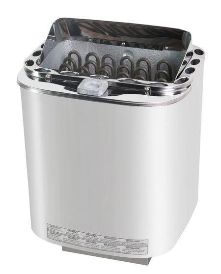 Sentiotec Sauna Set Kaski 220 View mit Saunaofen Nordex Combi Next und Steuerung Pro B3 | klimaworld.com