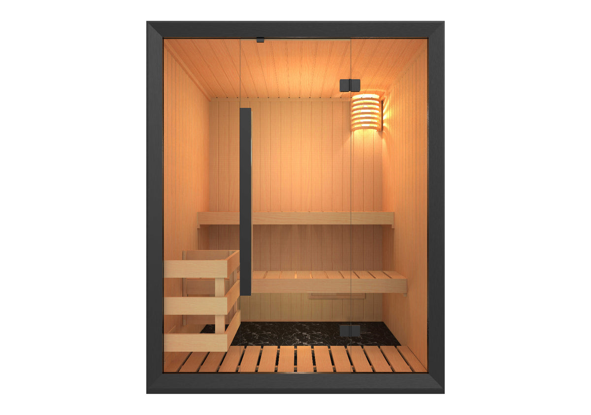 Sentiotec Sauna Set Onni mit Saunaofen 100 inkl. Steuerung | klimaworld.com 