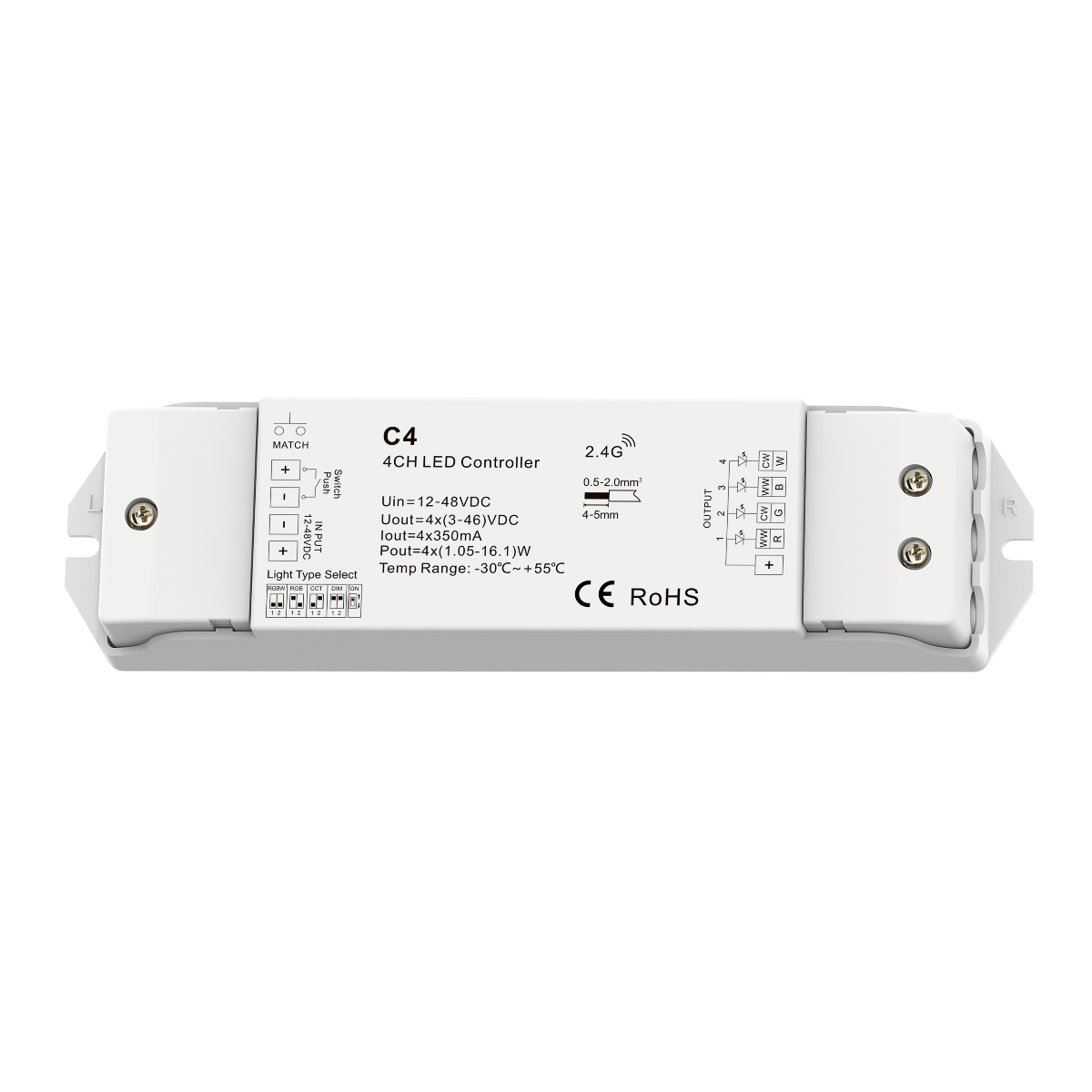 Sentiotec RGBW Funk Treiber