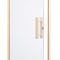 Sentiotec Saunatür DS80 | DS80-3CS-680 | Klarglas
