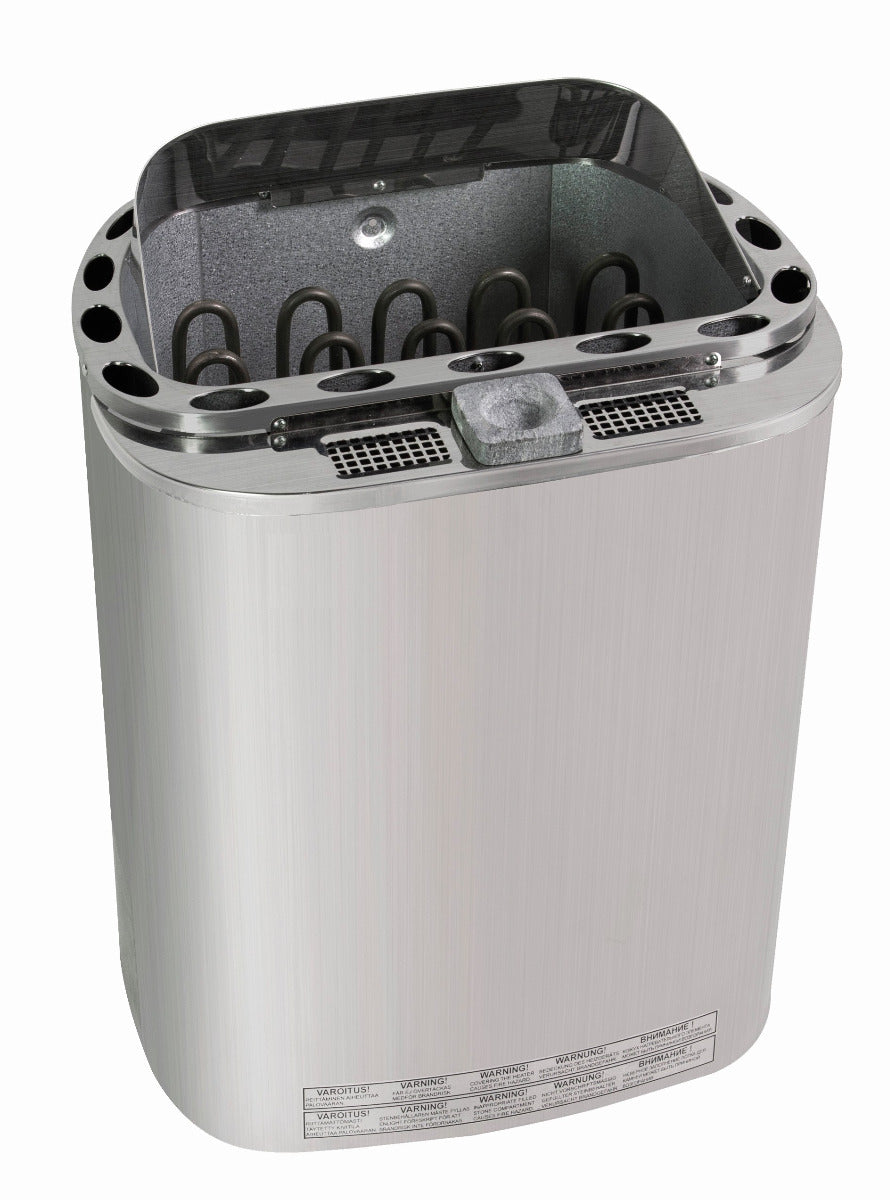 Sentiotec Sauna Set Panorama Small mit Saunaofen Scandia Next Combi und Steuerung Pro B3 | klimaworld.com