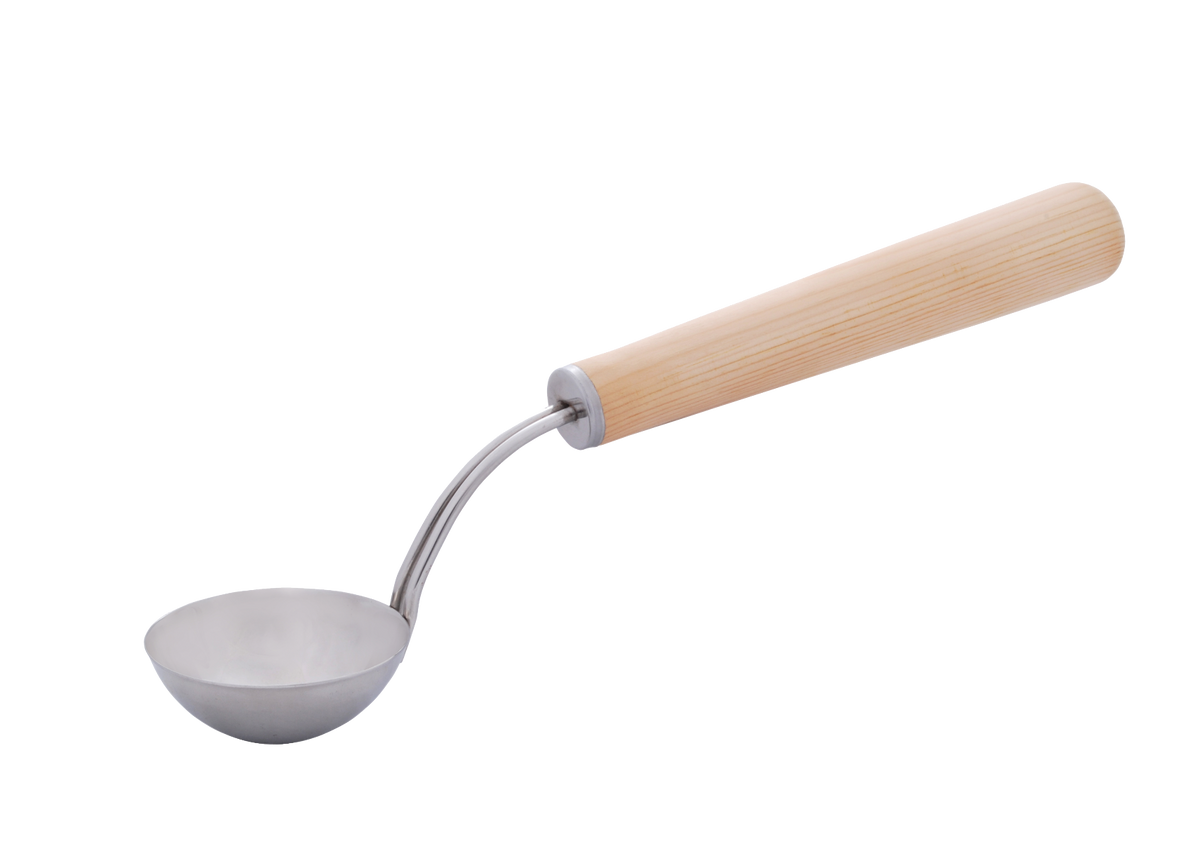 Sentiotec Schöpfkelle Edelstahl mit Holzgriff