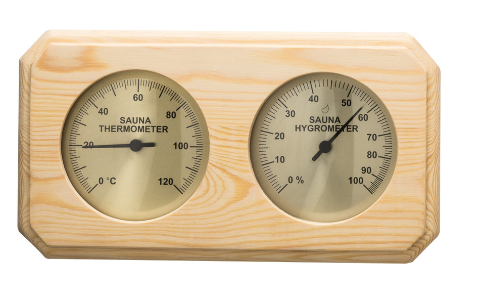 Sentiotec geteiltes Thermo-Hygrometer Nadelholz