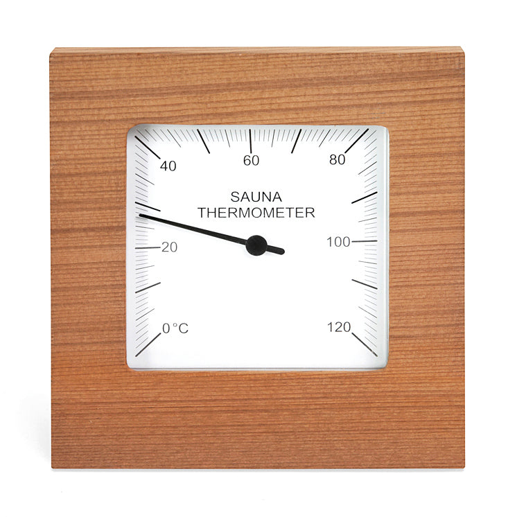 Sentiotec Thermometer Quadrat, Red Cedar