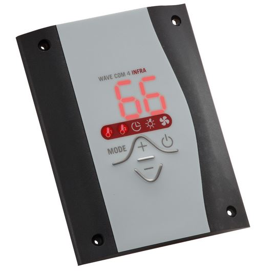 Sentiotec Bedienteil Wave.com4 Schwarz