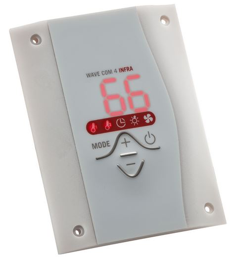 Sentiotec Bedienteil wave.com4 Infra Weiß | klimaworld.com