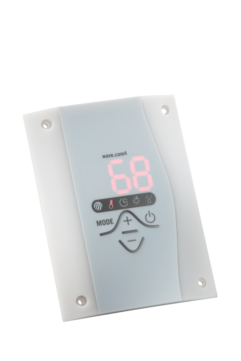 Sentiotec Saunaset Gartensauna Scala Medium mit Saunaofen Nordex Next und Steuerung wave.com4 | klimaworld.com