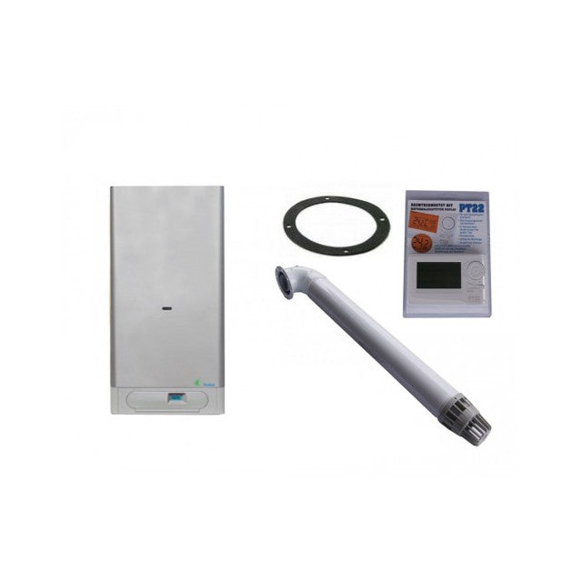 Raumluftunabhängige Gastherme Thermona Therm 20 TLXE.A mit 9 - 20 kW WAND-SET