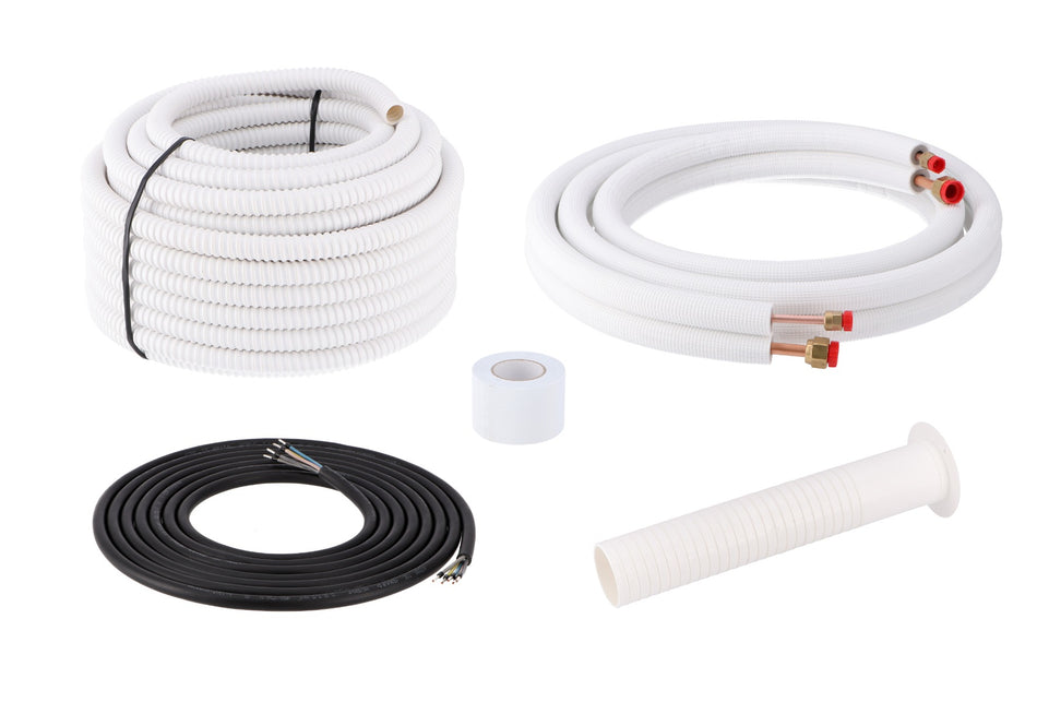 Klimaanlagen Montageset 1/4" + 1/2" - 49 Meter ➔ Klimaworld.com