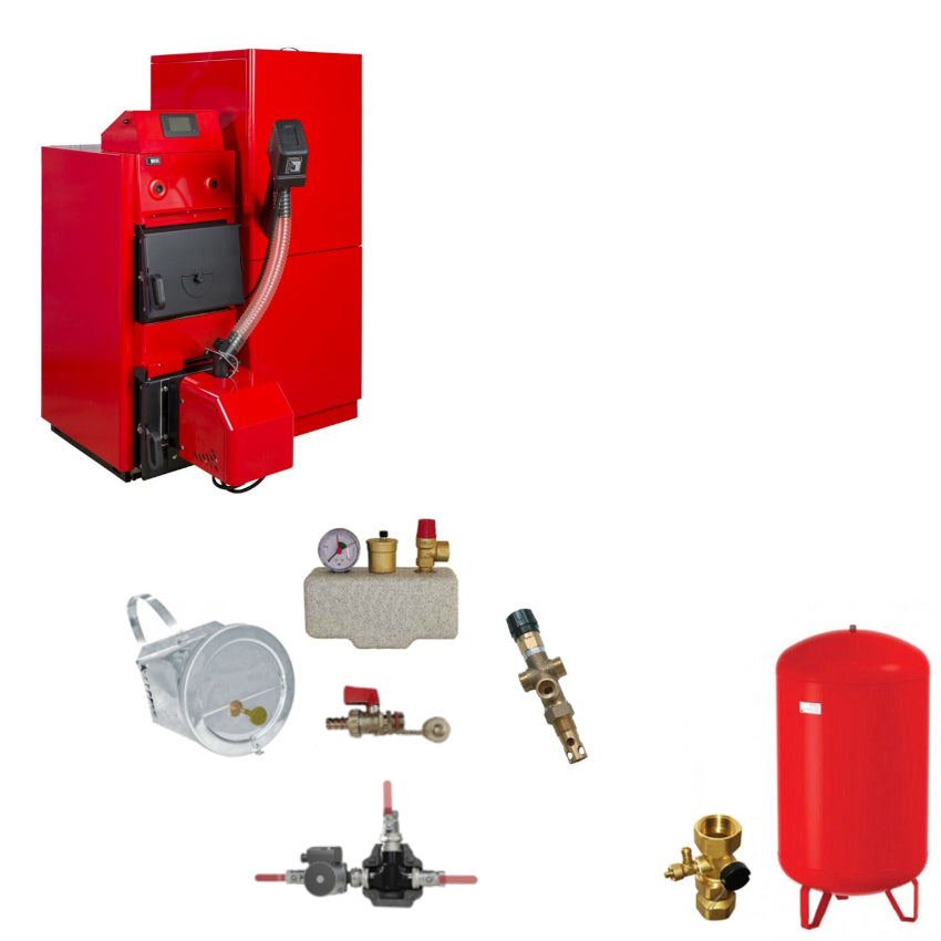 ThermoFlux Pelletkessel HKK 30-BioFlux 35 Plus Komplettset 1 | Klimaworld