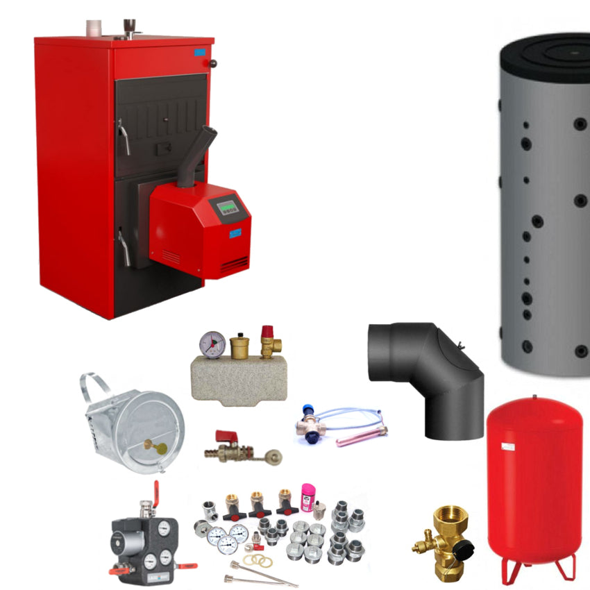 Attack Pellet-und Festbrennstoffkessel FD Pellet Komplettset 2