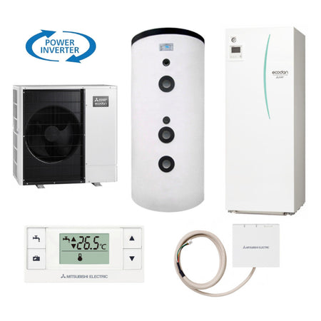 Mitsubishi | Heizungs-Set 306 | Split | Speichermodul | 10,0 kW