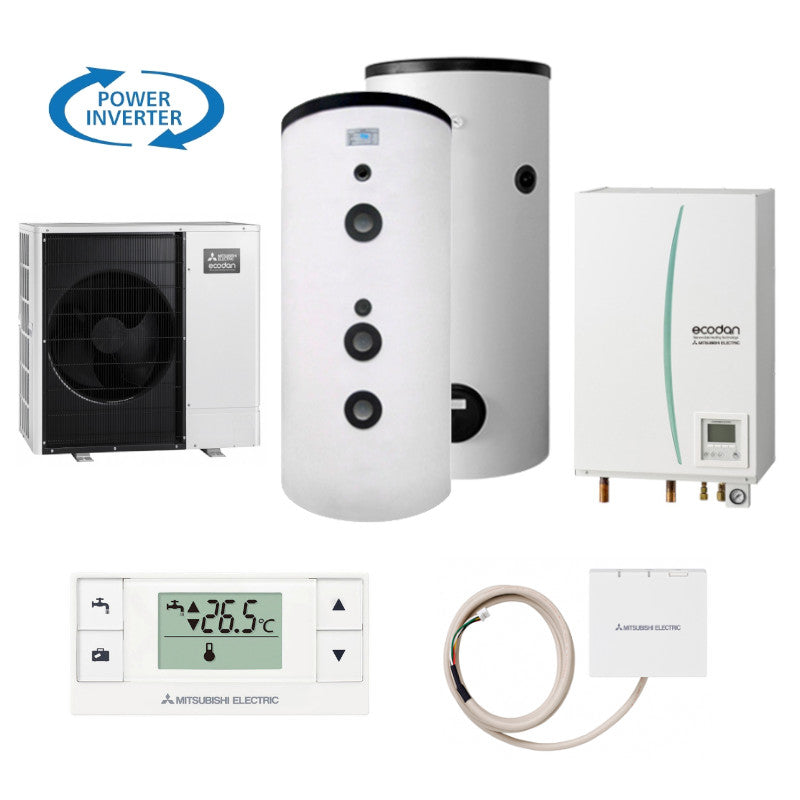 Mitsubishi | Heizungs-Set 406 | Split | Hydromodul | 10,0 kW
