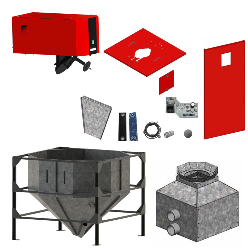 ThermoFlux Saugsystem inkl. Pelletsilo für HKK BioFlux Plus |  klimaworld.com